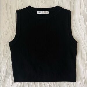 Gently Used Zara Cropped Knit Top